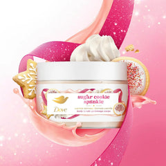Dove Limited Edition Holiday Treats Exfoliating Mini Body Scrub 4 Pack for Deep Nourishment 3.5oz each