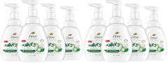Dove Foaming Hand Wash Aloe & Eucalyptus Protects Skin from Dryness,More Moisturizers than the Leading Ordinary Hand Soap,10.1 oz,(Pack of 8)