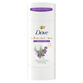 Dove Advanced Care Antiperspirant Deodorant Stick Lavender Fresh for Helping Repair Skin Barrier After Shaving, with 72-Hour Sweat & Odor Protection, 2.6 oz