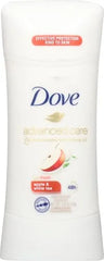 Dove Advanced Care Antiperspirant Deodorant Stick to Help Repair Skin Barrier After Shaving, Apple & White Tea with 72-hour Sweat & Odor Protection, 2.6 oz (Pack of 2)