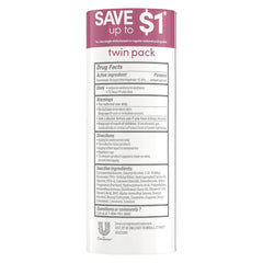 Dove Advanced Care Antiperspirant Caring Coconut, 2 Count Deodorant Stick for Women, for 48 Hour Protection And Soft And Comfortable Underarms, 2.6 oz