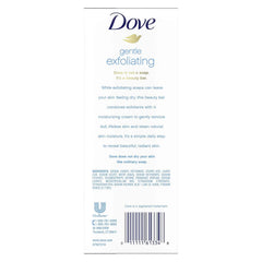 Dove Beauty Bar for Softer Skin Gentle Exfoliating More Moisturizing Than Bar Soap 3.75 oz 6 Bars