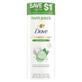 Dove Advanced Care Antiperspirant Deodorant for Women, 72H Sweat & Odor Protection, Pro-Ceramide Technology, Kind to Skin, Alochol Free, Scent: Cool Essentials, Size: 2.6 oz (2 Pack)