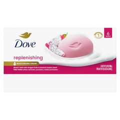 Dove Dragon Fruit Beauty Bar Soap 6 Count, Nourishing Cleanser, 3.75 oz I Moisturizing beauty bar with dragon fruit and coconut cream scent for calm, replenished skin
