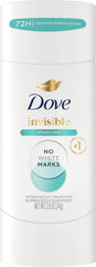 Dove Advanced Care Antiperspirant Deodorant Stick Sheer Cool for Soft, Resilient Skin, with 72-Hour Sweat & Odor Protection, 2.6 oz (Pack of 12)