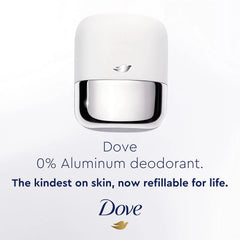 Dove Refillable Deodorant Starter Kit Deodorant For Women Coconut & Pink Jasmine 0% Aluminum 1.13 oz