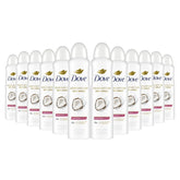 Dove Advanced Care Antiperspirant Deo Dry Spray Caring Coconut Pack of 12 to help your skin barrier repair after shaving 72h odor controlandall-day sweat protection for soft resilient underarms 3.8oz