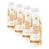 Dove Plant Milk Cleansing Body Wash Turmeric & Lemon for Moisturized Skin Gentle Cleanser, No Sulfates or Parabens, pH balanced 17.5 fl oz (Pack of 4)