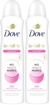 Dove Advanced Care Antiperspirant Deodorant Spray Clear Finish Invisible antiperspirant deodorant tested on 100 colors 72-hour odor and sweat protection with Pro-Ceramide technology 3.8 oz (Pack of 2)