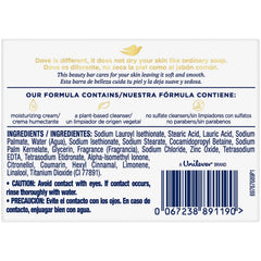 Dove Soap, Original Beauty Bar 3-Pack – 3-in-1 Moisturizing Face, Body & Hand Soap, 4.75 Oz Ea