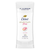 Dove 0% Aluminum Deodorant Stick Non irritating for Underarm Care Rose Petals Kindest, 2.6 Oz