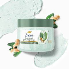 Dove Limited Edition Body Scrub Palo Santo & Sage Oil For Exfoliated & Hydrated skin 15 OZ