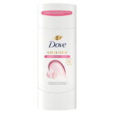 Dove Antiperspirant Deodorant Stick Peach Blossom & Rice Milk For Uneven Skin Tone 48-hour Odor and Sweat Protection 2.6 oz