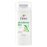 Dove Deodorant Stick for Women, Aluminum Free, 72H Odor Protection, Cucumber & Green Tea, 2.4 Oz