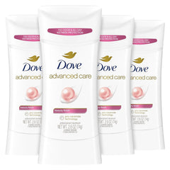 Dove Advanced Care Antiperspirant Deodorant Stick Beauty Finish 4 Count for helping your skin barrier repair after shaving 2.6 oz