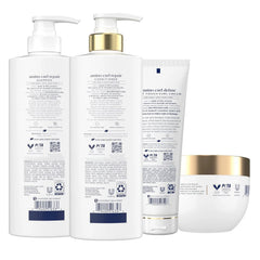 Dove Shampoo, Conditioner, & Mask Amino Curl Regimen Pack 4 Pk for Curly, Coily Hair with Bio-Protein Care Technology + Amino & Jojoba Oil