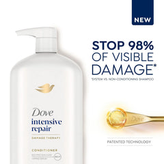 Dove Conditioner Intensive Repair Pack of 4 for Damaged Hair Conditioner with Bio-Restore Complex 31 oz