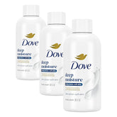 Dove Body Wash Deep Moisture for Dry Skin | 24hr Renewing MicroMoisture | Nourishes Driest Skin | 3 oz | Pack of 3