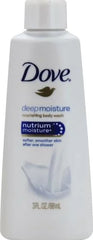 Dove Body Wash Deep Moisture for Dry Skin | 24hr Renewing MicroMoisture | Nourishes Driest Skin | 3 oz | Pack of 3
