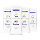 Dove Advanced Care Antiperspirant Deodorant Stick Sheer Fresh 4 Count Anti-stain antiperspirant deodorant for soft underarms 72-hour underarm odor protection and all-day sweat control 2.6 oz