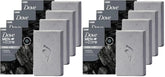DOVE MEN + CARE Cleansing Bar Soap Charcoal + Clove Oil to Rebuild Skin in the Shower,a 4in1 Hair,Body,Face & Shaving Bar with Plant-Based Cleanser and Natural Oils 5 oz,(Pack of 8)