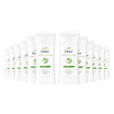 Dove Advanced Care Anti Deo Stick Cool Essentials Pack of 12 for helping your skin barrier repair after shaving 72 h odor control and all-day sweat protection with Pro Ceramide Technology 2.6 oz
