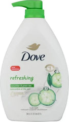 Dove 24hr Lotion Body Wash Refresh Cucumber & Green Tea, 30.6 oz | Hydrating body wash with MicroMoisture and a refreshing spa-inspired scent (Pack of 2)