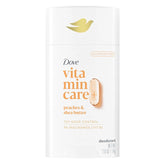 Dove VitaminCare+ Aluminum Free Deodorant Stick for 72H Odor Protection Peaches & Shea Butter Breathable Deodorant for Women 2.6 oz