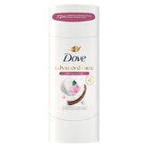 Dove Advanced Care Antiperspirant Deodorant Stick Caring Coconut for Helping Repair Skin Barrier After Shaving, with 72-Hour Sweat & Odor Protection, 2.6 oz