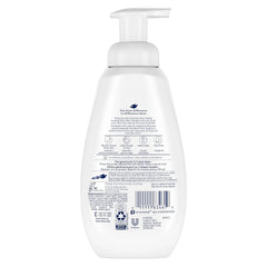 Dove Instant Foaming Body Wash 4 Count for Soft, Smooth Skin Deep Moisture Cleanser That Effectively Washes Away Bacteria While Nourishing Your Skin, White, 13.5 Oz