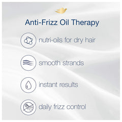 Dove Nutritive Solutions Dry Hair Conditioner for Frizzy Control Oil Therapy with Nutri-Oils Moisturizing Conditioner Formula Smooths Hair 12 oz, 4 Count