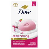 Dove Dragon Fruit Beauty Bar Soap 6 Count, Nourishing Cleanser, 3.75 oz I Moisturizing beauty bar with dragon fruit and coconut cream scent for calm, replenished skin