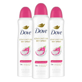 Dove Advanced Care Antiperspirant Deodorant Spray for Women 3 Pack Dragon Fruit & Coconut Cream 72 hour sweat and odor protection 3.8oz