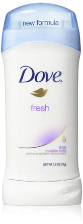 Dove Deodorant 2.6 Ounce Invisible Solid Fresh (76ml) (3 Pack)