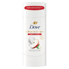 Dove Advanced Care Antiperspirant Deodorant Stick Apple & White Tea to Help Repair Skin Barrier After Shaving, with 72-hour Sweat & Odor Protection, 2.6 oz