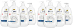 Dove Advanced Care Hand Wash Deep Moisture for Soft,Smooth Skin,More Moisturizers than the Leading Ordinary Hand Soap,12 oz,(Pack of 8)