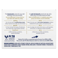 Dove Beauty Bar Soap Original, Pack of 36 for Soft, Smooth Skin, with 1/4 Moisturizing Cream 2.6 oz