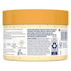 Dove Scrub Crushed Almond & Mango Butter For Silky Smooth Skin Body Scrub Exfoliates & Restores Skin's Natural Nutrients 10.5 oz