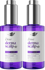 Dove Derma Scalp Density Boost 3-in-1 Scalp Serum With Prebiotic Glycerin,Zinc + Peptides,and Niacinamide For Breakage And Hair Thinning 2 oz,(Pack of 2)