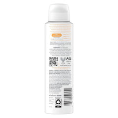 Dove Whole Body Deodorant Cooling Spray Peach & White Tea Aluminum Free 4oz