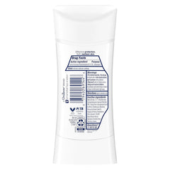 Dove Advanced Care Antiperspirant Deodorant Stick Rejuvenate 4 Count to help skin barrier repair after shaving by boosting skin's ceramide levels 72-hour odor control for soft underarms 2.6 oz