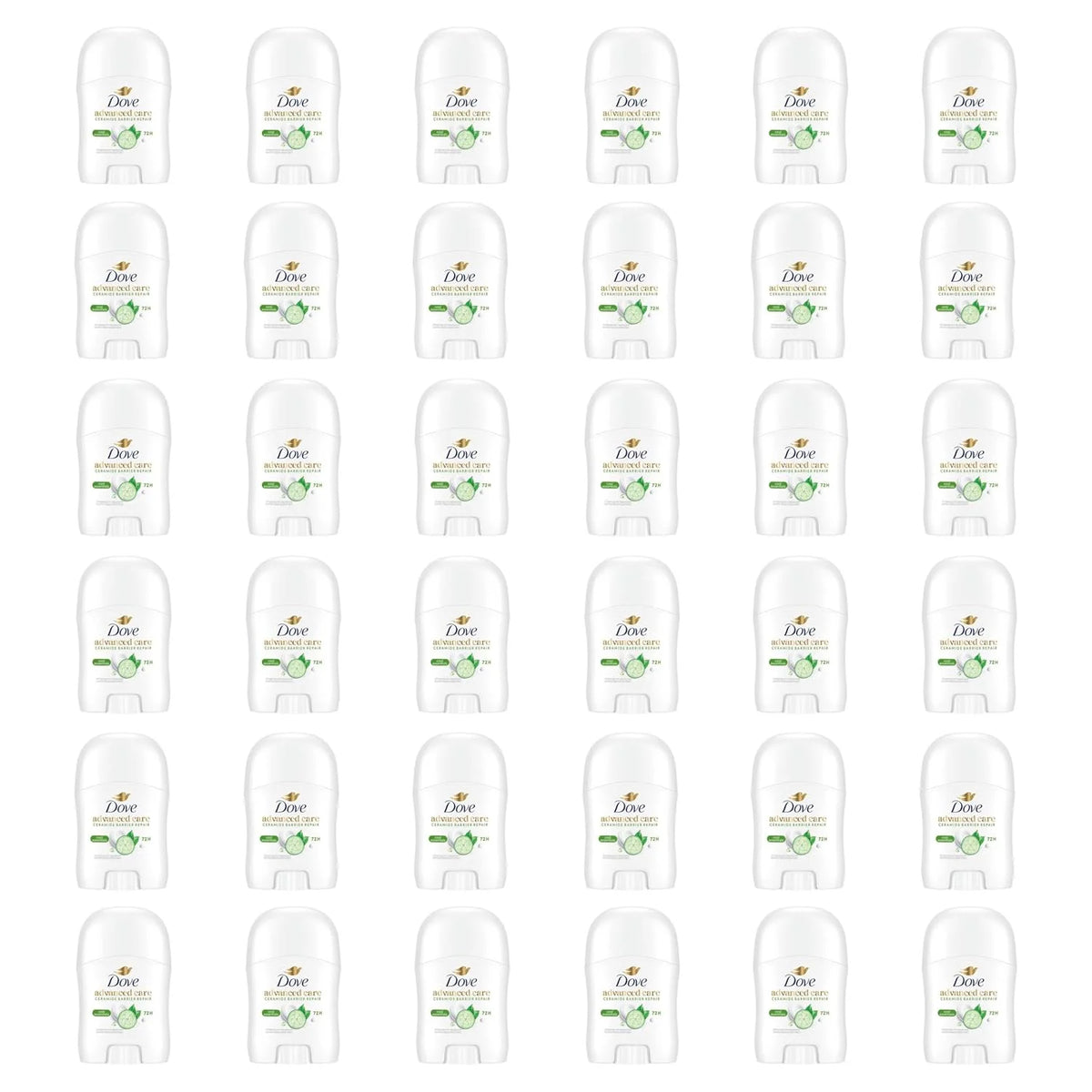 Dove Advanced Care Antiperspirant Deodorant Stick 36 Ct Cool Essentials for helping your skinbarrier repair after shaving 72h odor control and all-day sweatprotection with ProCeramide Technology 0.5oz