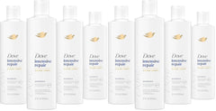 Dove Shampoo Intensive Repair for Damaged Hair with Bio-Protein Care Technology and Amino Serum 12 Fl Oz,(Pack of 8)