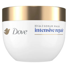 Dove Hair Intensive Repair 10in1 Serum Mask for Damaged Hair with Bio-Protein Care Technology and Amino Serum 9.2 fl oz (Pack of 8)