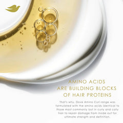 Dove Shampoo, Conditioner, & Mask Amino Curl Regimen Pack 4 Pk for Curly, Coily Hair with Bio-Protein Care Technology + Amino & Jojoba Oil