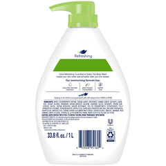 Dove Body Wash, Refreshing Cucumber & Green Tea, Value Size 2-Pack – Moisturizing Shower Soap Liquid for Softer, Smoother Skin