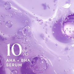 Dove KP Bump Eraser Body Scrub with Violet Woods Scent 10% AHA & BHA Serum For Rough Bumpy Skin & Ingrowns 8.5 OZ