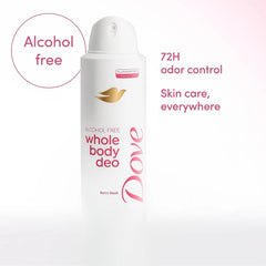 Dove Whole Body Deodorant Spray for Women, Alcohol Free, Scent: Berry Blush, 4 oz