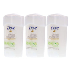 Dove Clinical Protection Cool Essentials Anti-perspirant Deodorant, 1.7 Fl Oz Pack of 3