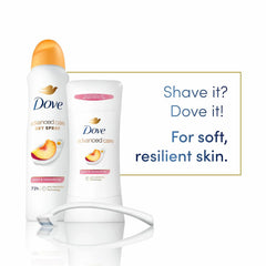 Dove Advanced Care Antiperspirant Deodorant Stick Peach & Chamomile Tea 4 Count for helping your skin barrier repair after shaving 72 hour odor control and all-day sweat protection 2.6 oz